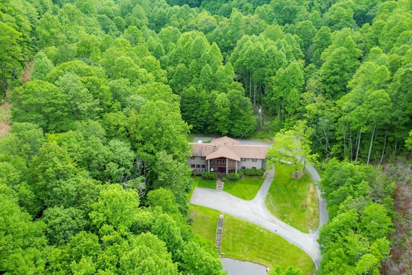 Aerial view of the Wesser Creek Village property