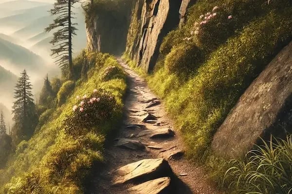 Exploring The Jump Off Trail in Great Smoky Mountains National Park