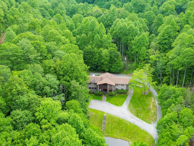 Aerial view of Wesser Creek Village